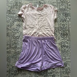 Pink and Purple Pajama Set